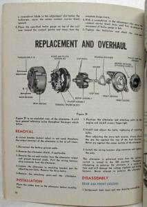 1964 Autolite Alternator Service Manual by Ford Motor Company