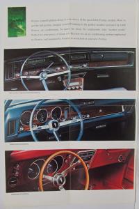 1968 Pontiac Air Conditioning A/C Sales Folder - Tempest Firebird Grand Prix GTO