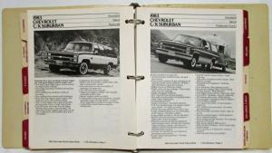 1983 Chevrolet Truck Values Book with Salespersons Light Duty Trucks Study Guide