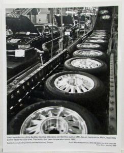 1994 Cadillac Engineering and Mfg Division Technical and Facility Info Press Kit