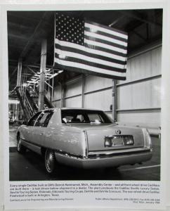 1994 Cadillac Engineering and Mfg Division Technical and Facility Info Press Kit