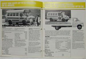 1982 Chevrolet Trucks Full Line of Bus Chassis Sales Brochure