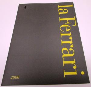 Original 2000 Ferrari Dealer Prestige Sales Brochure Italian English Text GT 360