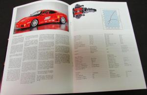Original 2000 Ferrari Dealer Prestige Sales Brochure Italian English Text GT 360