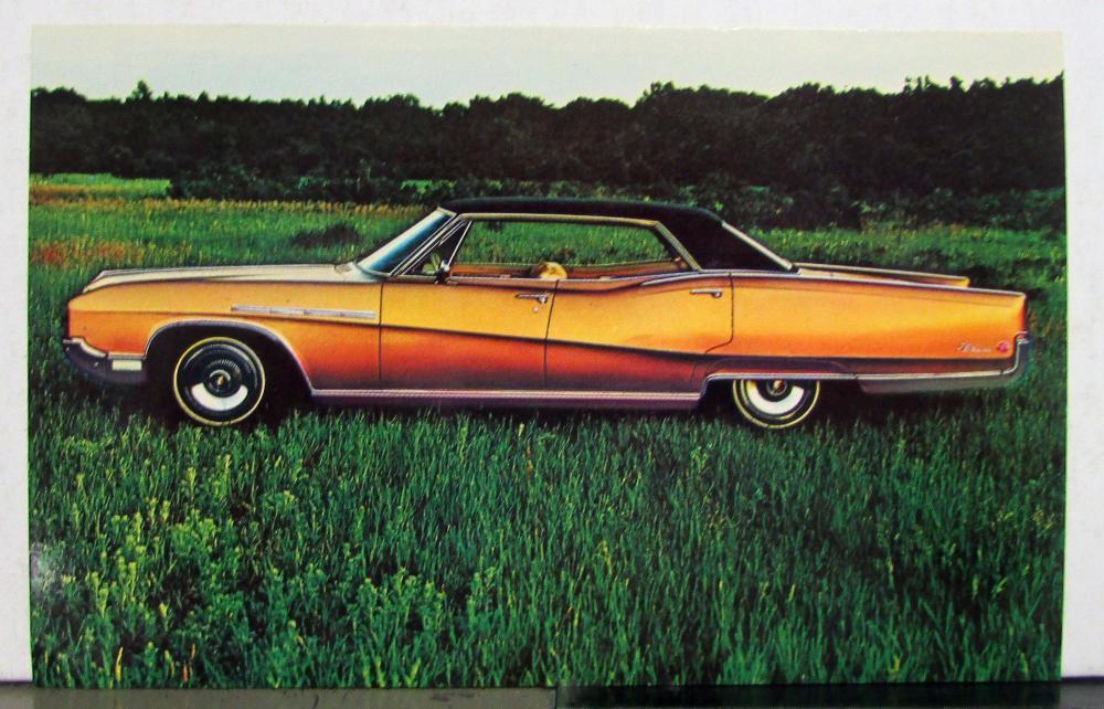 1968 Buick Electra 225 Custom 4 Door Hard Top NOS Mailer Post Card Original