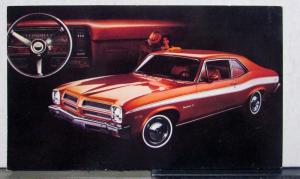 1971 Pontiac Ventura II Sprint Small Car Value NOS Mailer Postcard Original