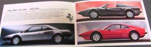 1982 83 Ferrari Dealer Sales Brochure Folder English Text Mondial 8 Pininfarina