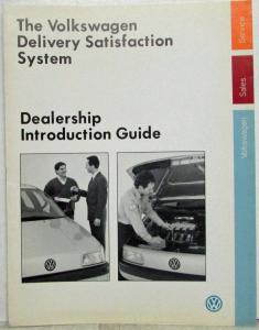 1992 Volkswagen Dealership Introduction Guide - VW Delivery Satisfaction System
