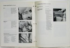 1992 Volkswagen Technician Pre-Delivery Inspection Manual - VW Delivery System