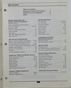 1995 Volkswagen VW - Audi Service Equipment Catalog - Equipment Solutions