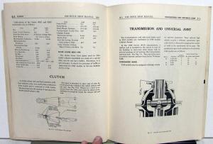 Buick 1946 Shop Manual Supplement to 1942 Special Super Roadmaster Original