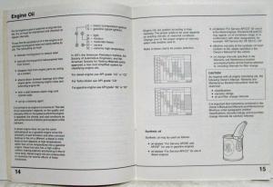 1984 Volkswagen VW Service Advisor Technical Reference Guide Corporate Training