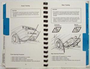 1991 Volkswagen Audi Towing Instructions - VW Golf Jetta Corrado Audi 80/90 V8