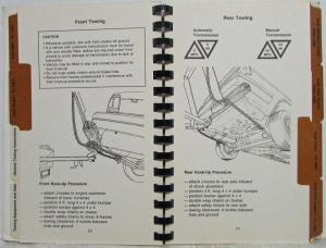 1975-1987 Volkswagen Audi Towing Instructions - VW Golf Scirocco Audi Coupe 4000
