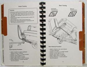 1975-1988 Volkswagen Audi Towing Instructions - VW GTI Scirocco Audi Coupe 5000