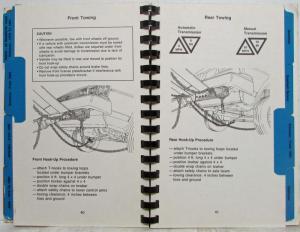 1975-1988 Volkswagen Audi Towing Instructions - VW GTI Scirocco Audi Coupe 5000