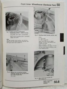 1975-1984 Volkswagen Body Repair Information Manual