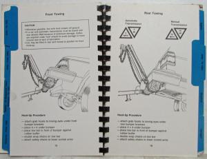 1985 Volkswagen Audi Towing Instructions - VW GTI Scirocco Audi Coupe 5000