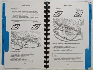 1985 Volkswagen Audi Towing Instructions - VW GTI Scirocco Audi Coupe 5000