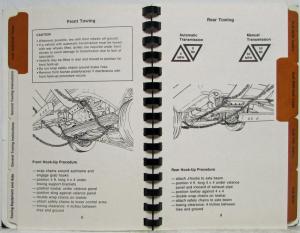 1985-1990 Volkswagen Audi Towing Instructions - VW GTI Corrado Audi Coupe 5000