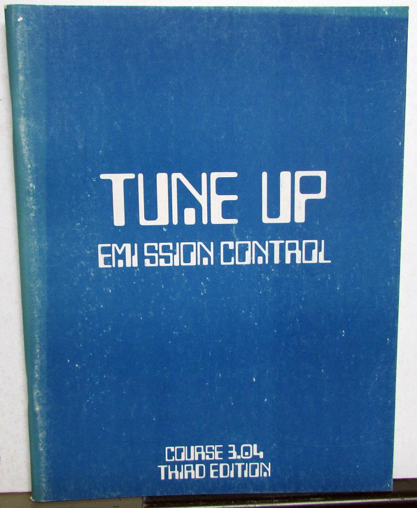 1983 VW Tune Up Emission Control Course 304 Service Training Publication