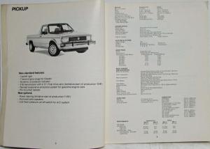 1982 Volkswagen VW Introductory Service Training Information Publication