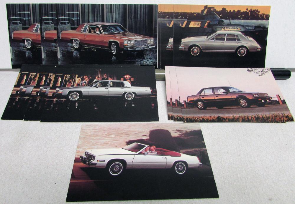 1984 Cadillac Fleetwood Seville Eldorado Biarritz Cimarron DeVille NOS Postcards