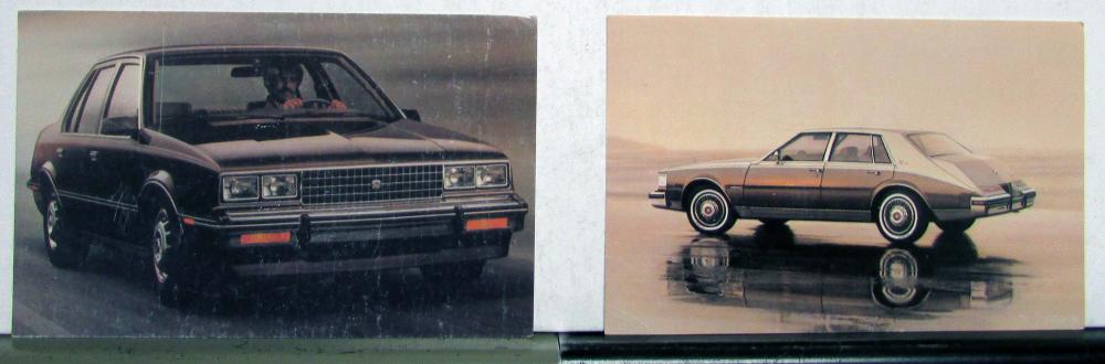 1982 Cadillac Cimarron Seville Elegante Mailer Postcards