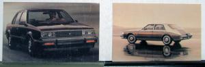 1982 Cadillac Cimarron Seville Elegante Mailer Postcards