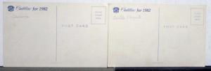 1982 Cadillac Cimarron Seville Elegante Mailer Postcards