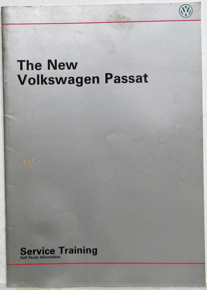 1990 Volkswagen VW New Passat Service Training Self Study Publication