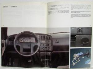 1990 Volkswagen VW New Passat Service Training Self Study Publication