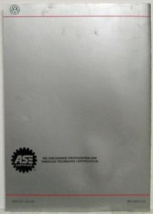 1990 Volkswagen VW New Passat Service Training Self Study Publication