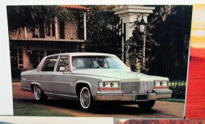 1981 Cadillac Fleetwood DeVille Coupe Sedan Seville Eldorado NOS Postcards