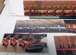 1978 Cadillac DeVille Eldorado Biarritz Seville Coupe Sedan NOS Mailer Postcards