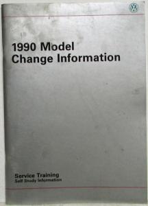 1990 VW Model Change Information Service Training Self Study Publication