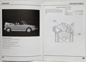 1990 VW Model Change Information Service Training Self Study Publication