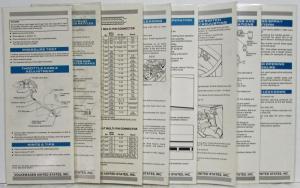 Volkswagen VW Tech Talk Laminated Cards - Set of 8