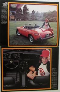 1979 MG MGB Original Color Sales Brochure