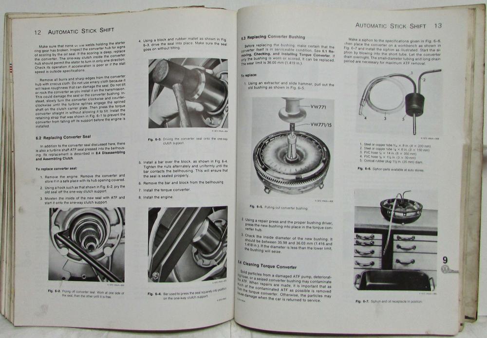 1969 VW BEETLE SERVICE MANUAL visual data 7