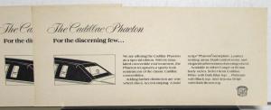 1979 Cadillac Phaeton Convertible Roof White Wall Tires Mailer NOS Postcards