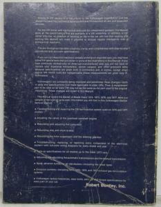 1974-1977 Volkswagen VW Dasher Service Shop Repair Manual