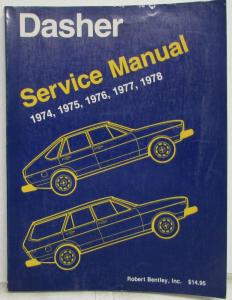 1974-1978 Volkswagen VW Dasher Service Shop Repair Manual
