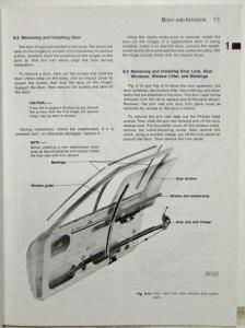 1974-1978 Volkswagen VW Dasher Service Shop Repair Manual