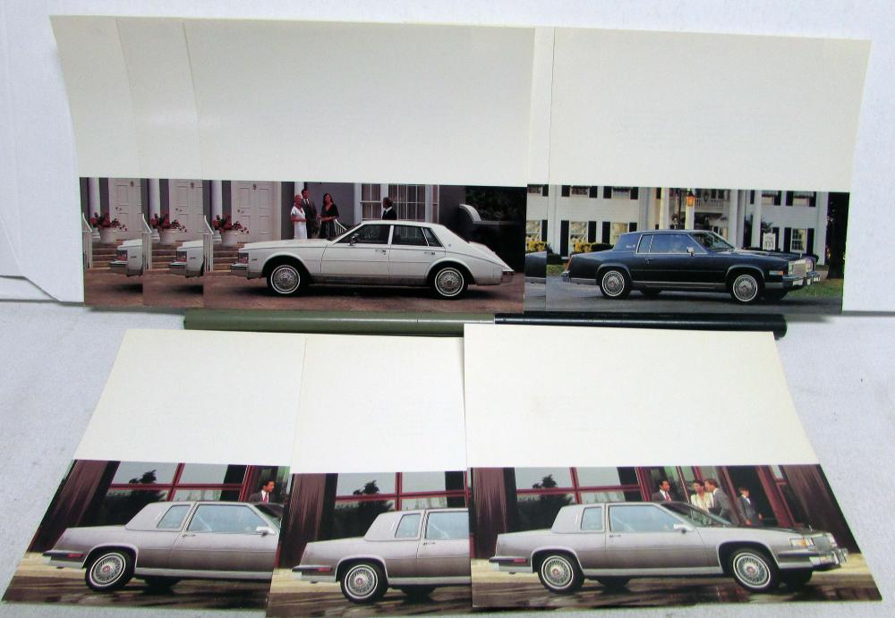 1985 Cadillac Eldorado Coupe Seville DeVille Mailer NOS Postcards