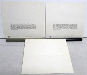 1981 Cadillac Sedan & Coupe DeVille 1985 Eldorado Dealer 3 Postcard Mailer Set