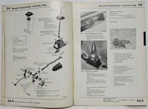 1974-1975 Volkswagen VW Dasher Type 32/33 Service Shop Repair Manual