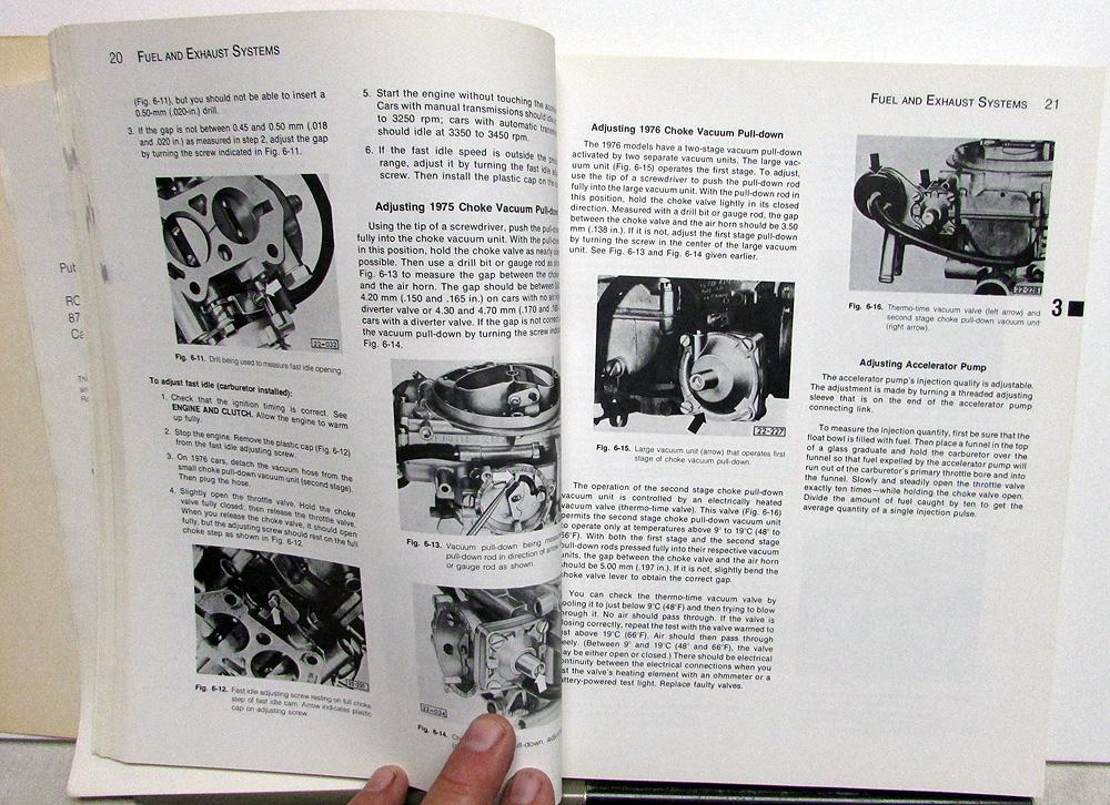 1975-1977 Volkswagen VW Rabbit Scirocco Service Shop Manual