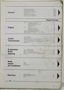 1975-1977 VW Rabbit Type 17 and Scirocco Type 53 Service Shop Repair Manual