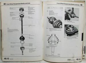 1975-1977 VW Rabbit Type 17 and Scirocco Type 53 Service Shop Repair Manual